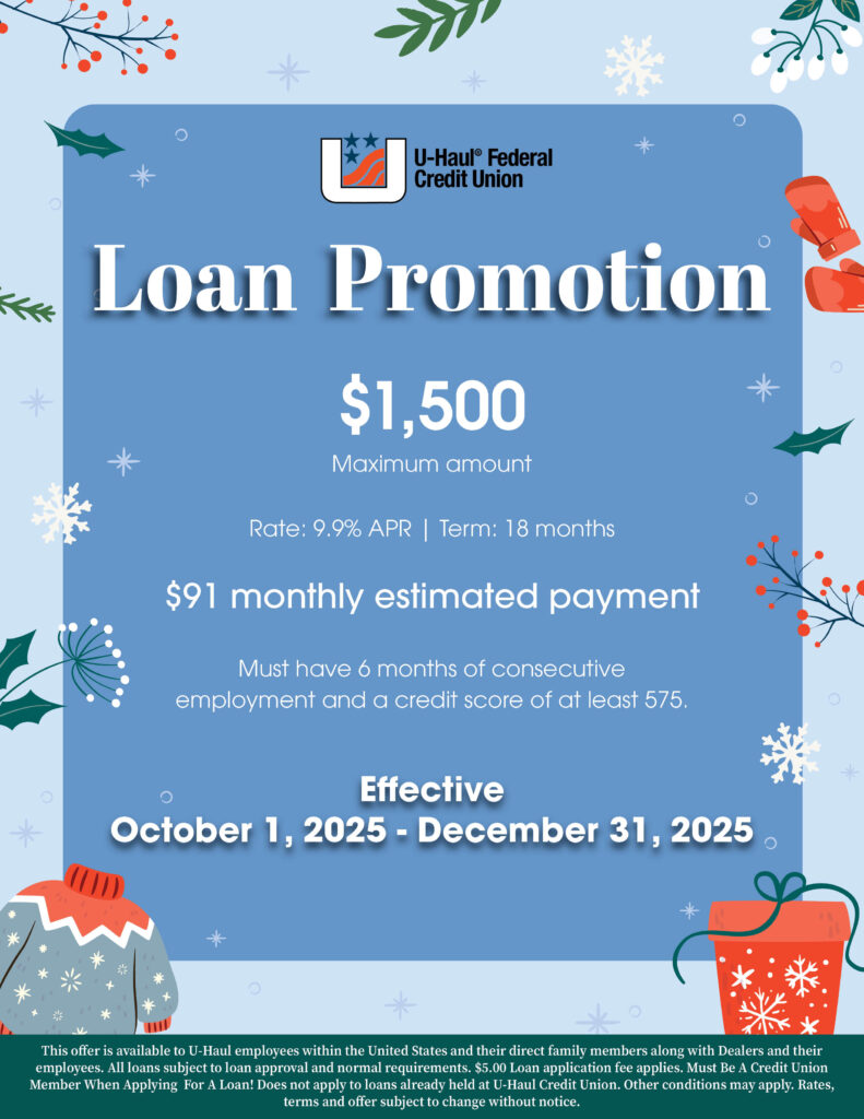 Image of a graphic displaying a Loan Promotion.